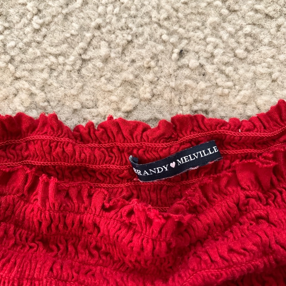 Brandy Melville super cropped bandeau top